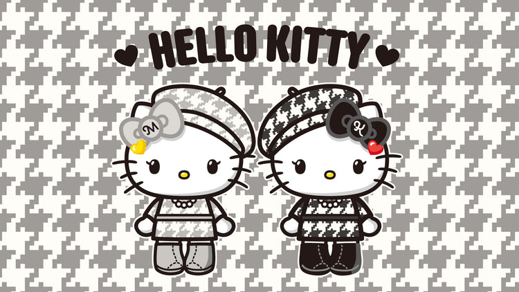 Sanrio Hello Kitty Monochrome Girly Twin Coordinate Design Series