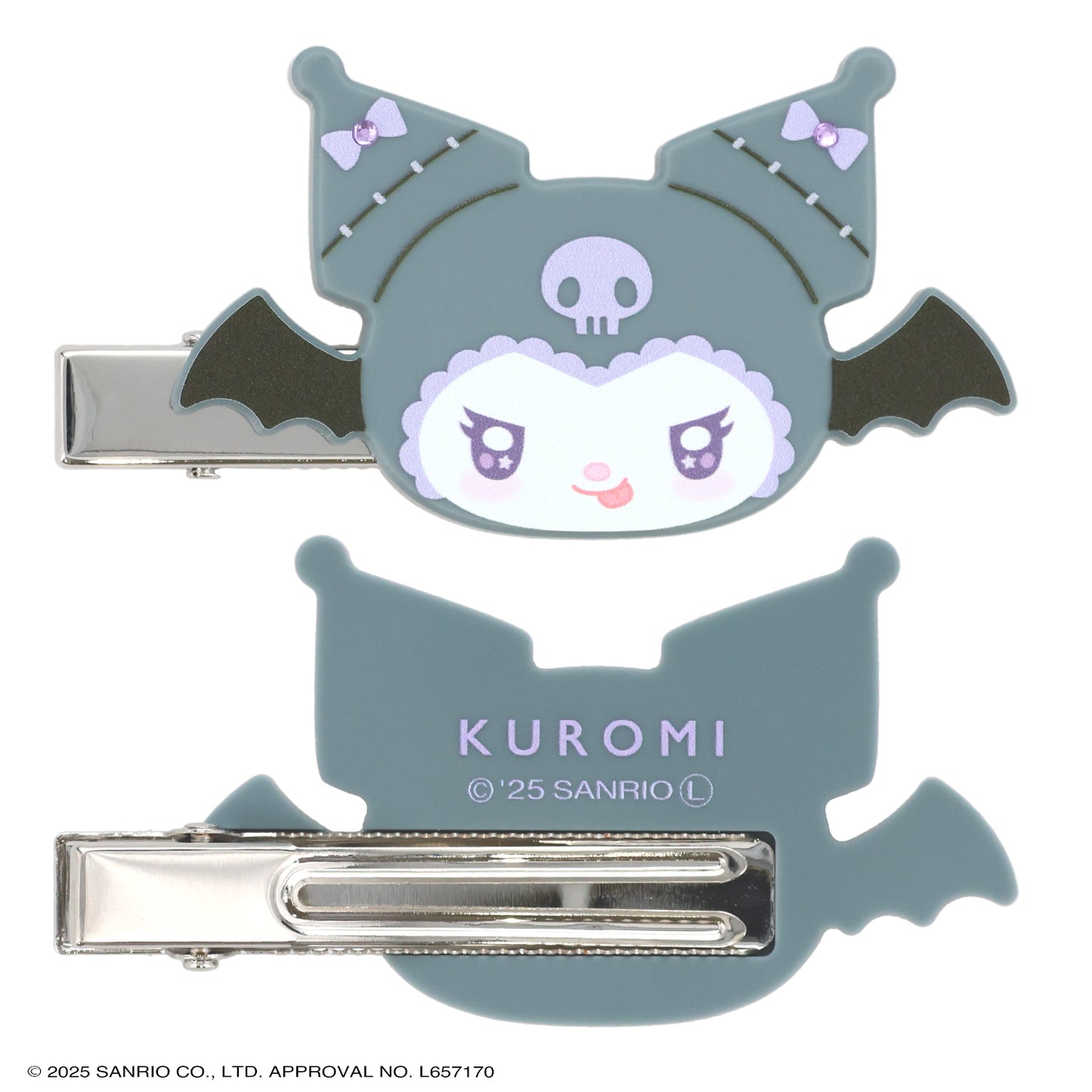 Sanrio Kuromi Hair Clips (Angel and Devil)