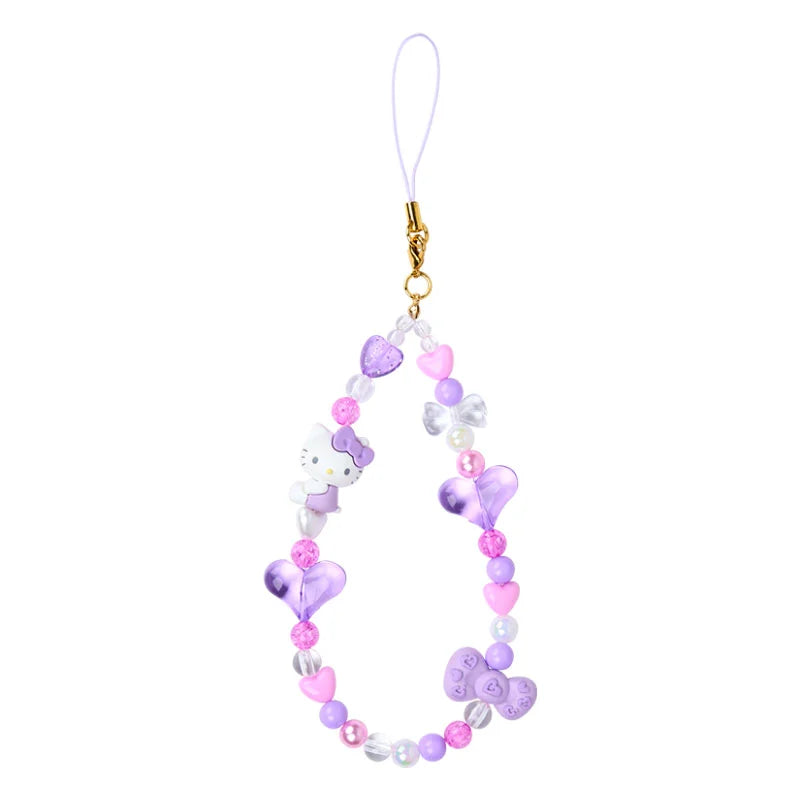Sanrio Hello Kitty 90s phone strap (leopard) Purple