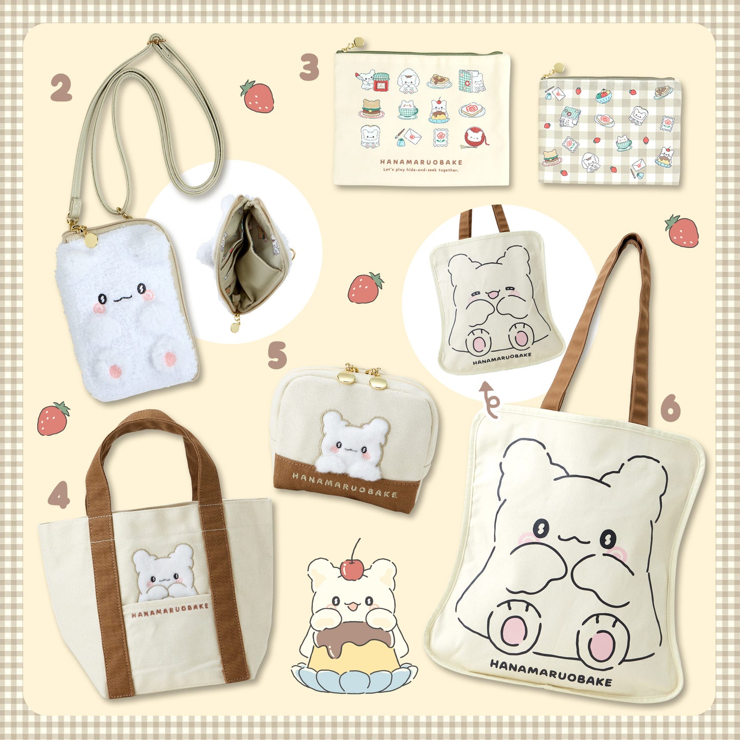 Sanrio Hanamaruobake (we're always together!) #2-6