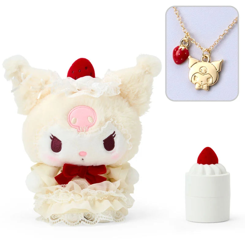 Sanrio Stuffed toy & necklace (shortcake)
