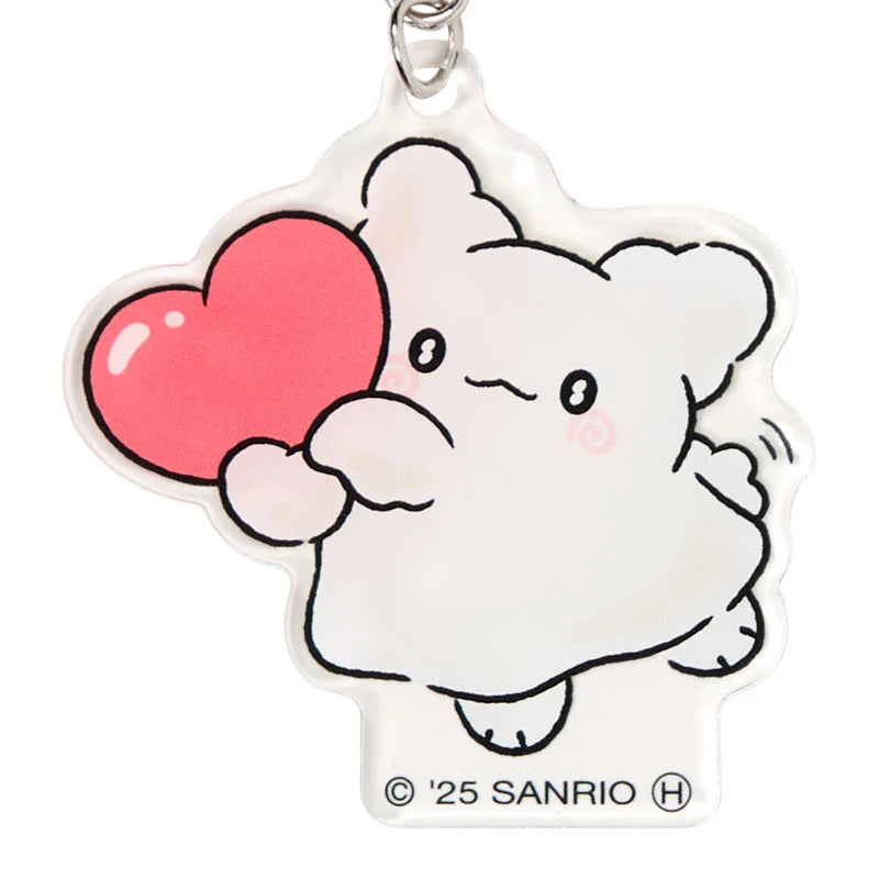 Sanrio Hanamaruobake Acrylic keychain (Heart)