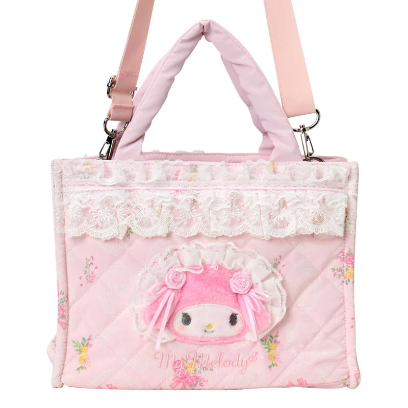 Sanrio My Melody 2WAY handbag (white frill)