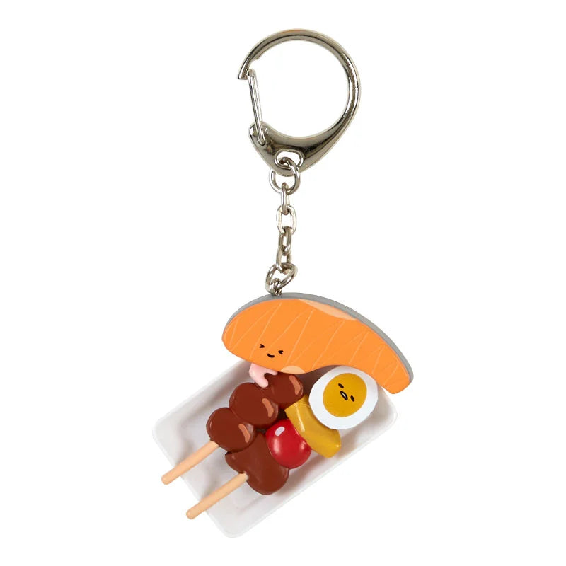 Sanrio Characters Kirimichan & Gudetama Key Holder Blind Box (Fes Design)