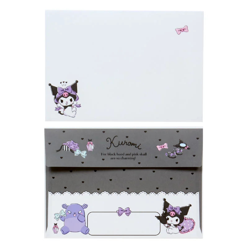 Sanrio Kuromi Character-shaped letter set
