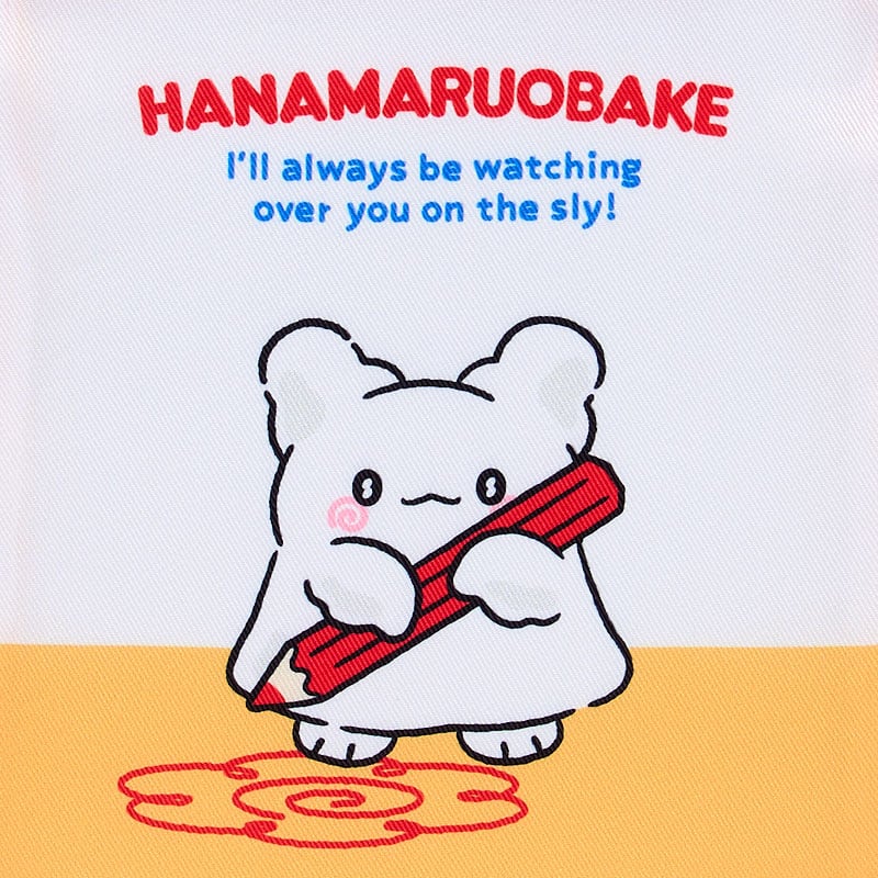 Sanrio Hanamaruobake Drawstring Bag (White)