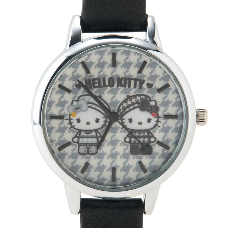 Sanrio Hello Kitty Watch (monochrome girly twin coordinate)