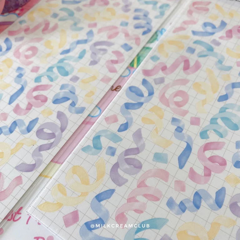 Journal Deco Sticker (Confetti)