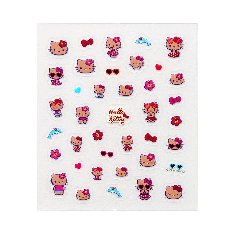 Sanrio Hello Kitty Deco Petit Sticker (Night Party)