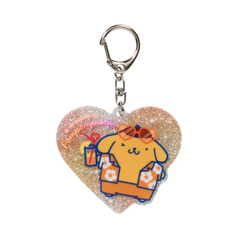 Sanrio Characters Glitter Keychain Blind Box (Night Party)