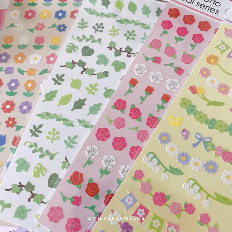 Flower / Leaf Deco Sticker