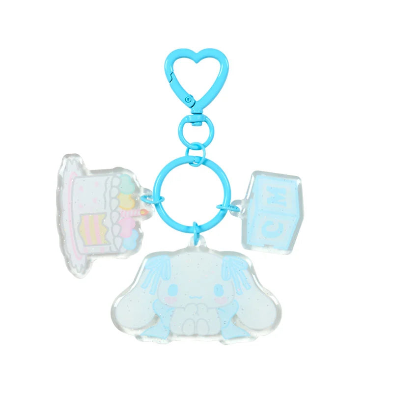 Sanrio Acrylic keychain (pastel color toy)