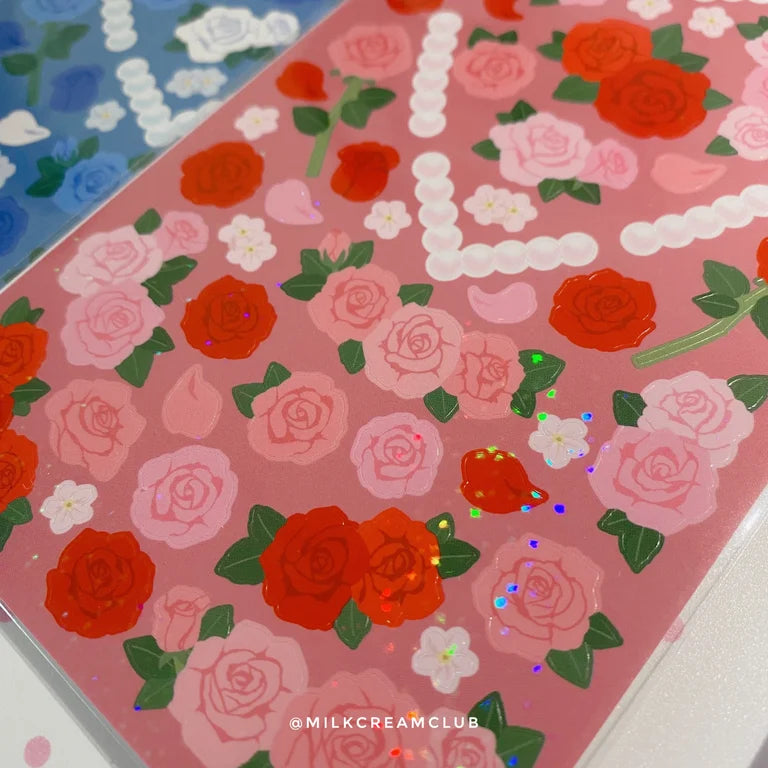 Real Flower Deco Sticker