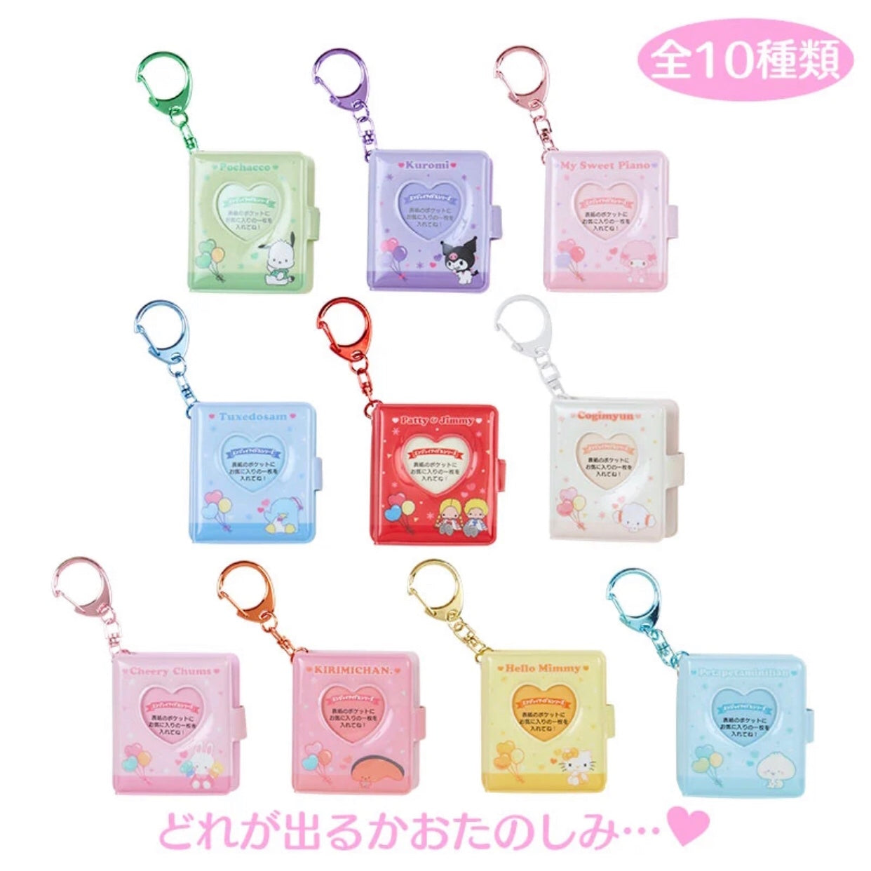 Sanrio Mini Photo Album Keychain (Type C)