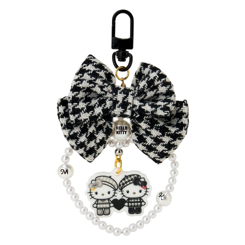 Sanrio Hello Kitty Keychain (monochrome girly twin coordinate)