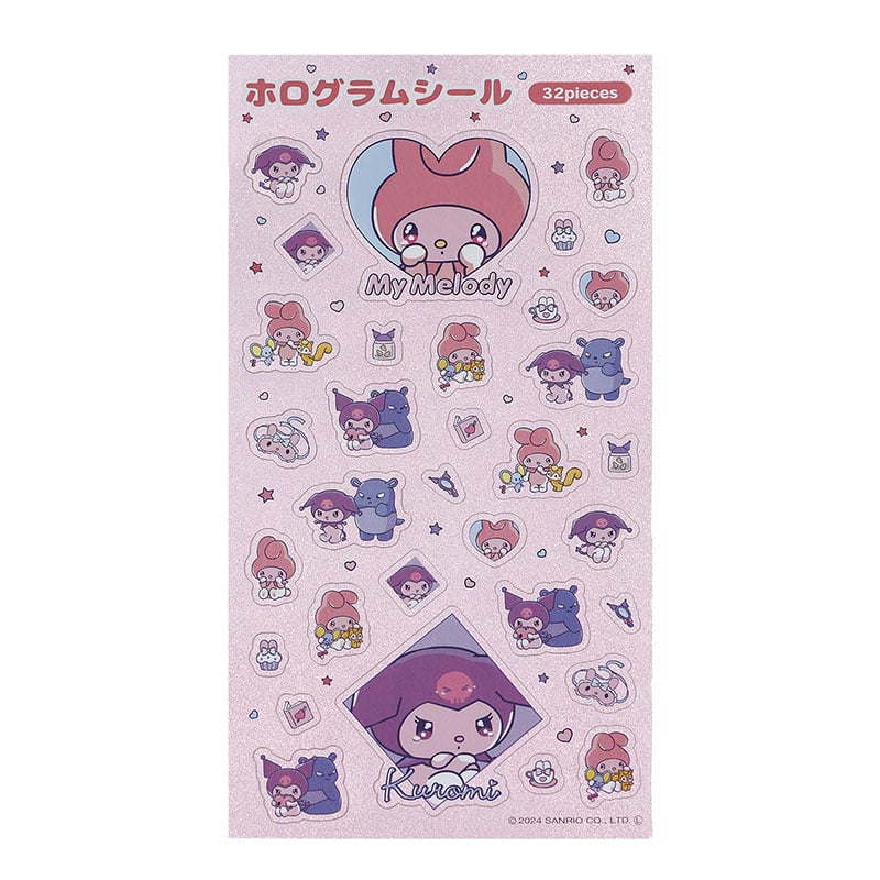 Sanrio Characters Silver hologram seal (Sweet Namida)