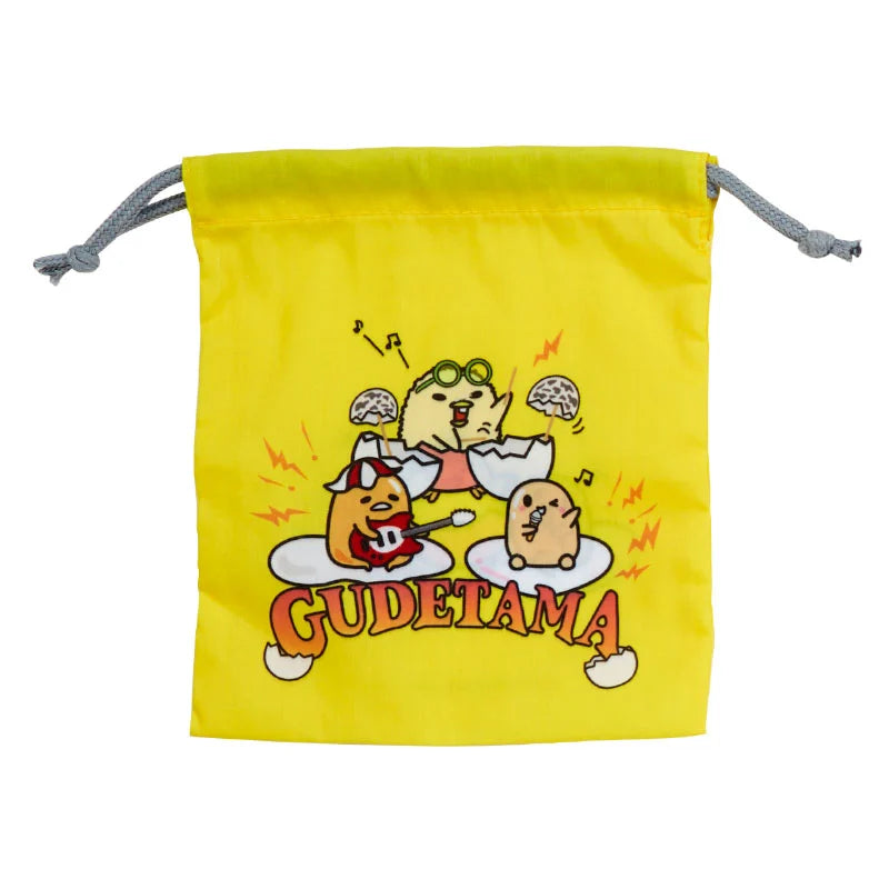 Sanrio Characters Kirimichan & Gudetama Drawstring bag Blind Box (Fes Design)