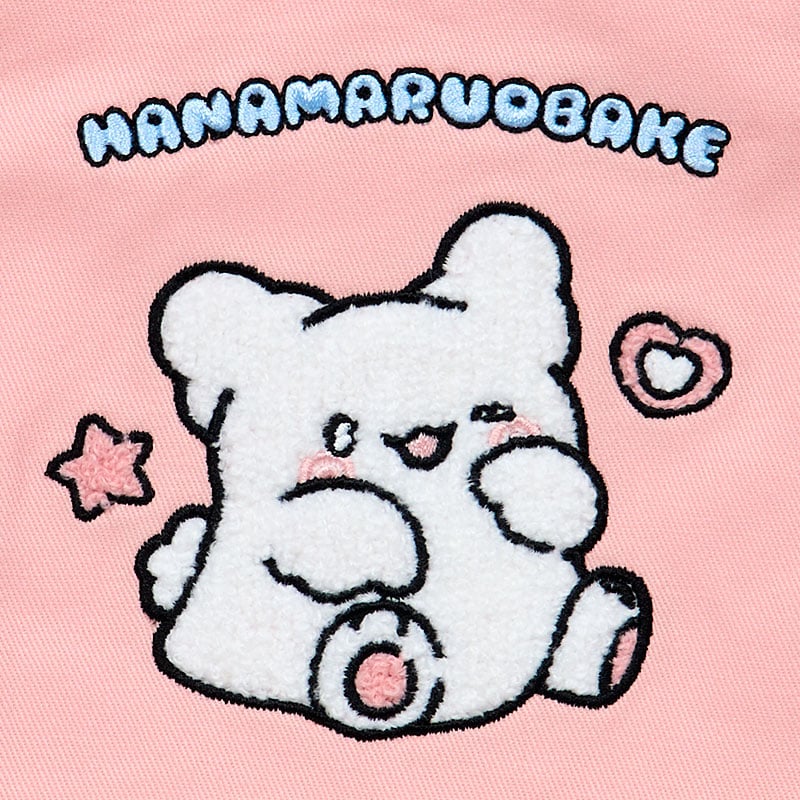 Sanrio Hanamaruobake Sagara Embroidery Pink Drawstring (Pastel Sweets Pop)