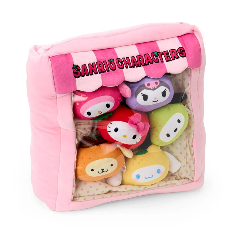 Sanrio Characters Cushion with mascot (fruit design)