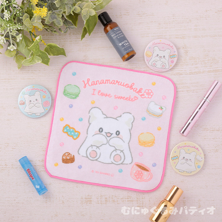 Sanrio Hanamaruobake (I love sweets) Hand Towel