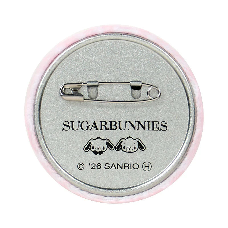 Sanrio Sugarbunnies Fluffy Can Badge Blind Box (Love Sweets)