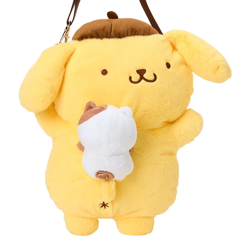 Sanrio Pompompurin Character-shaped shoulder bag (Purin and Muffin Nakayoshi Time)