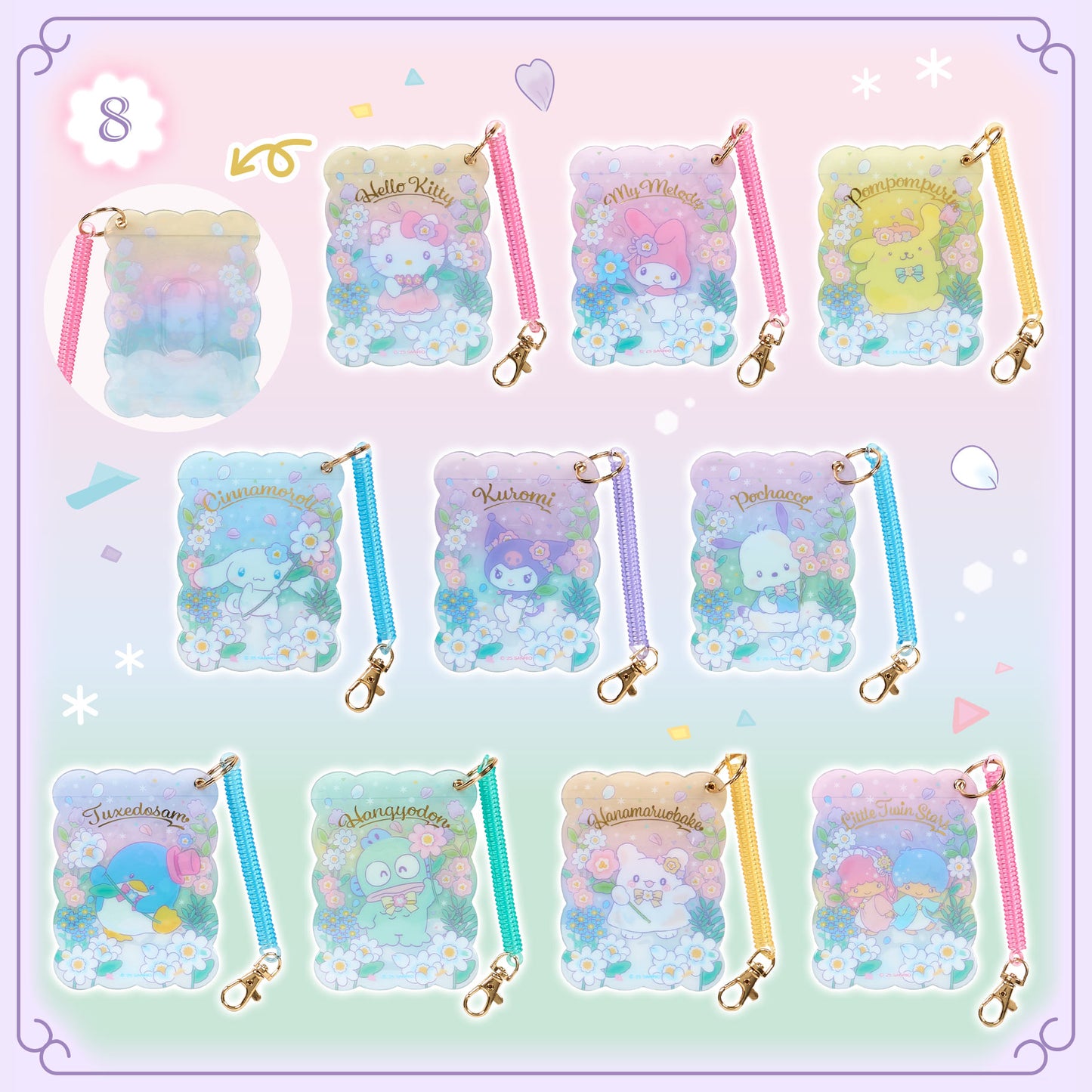 Sanrio Pass Case Blind Box (Dokidoki Design Series)
