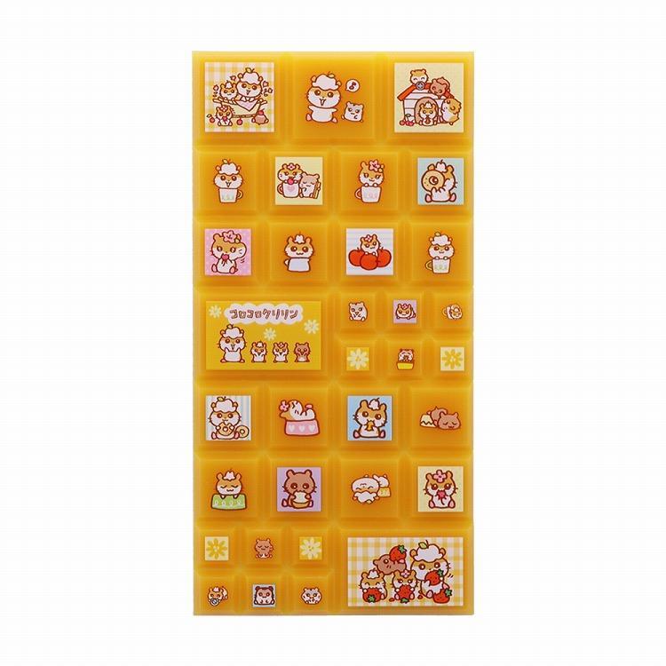 Sanrio Characters Heisei retro tile-shaped sticker (Y2K)