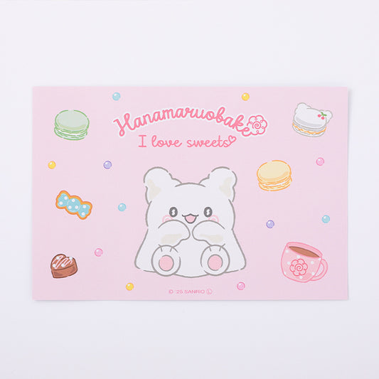 Sanrio Hanamaruobake (I love sweets) Set of 2 postcards