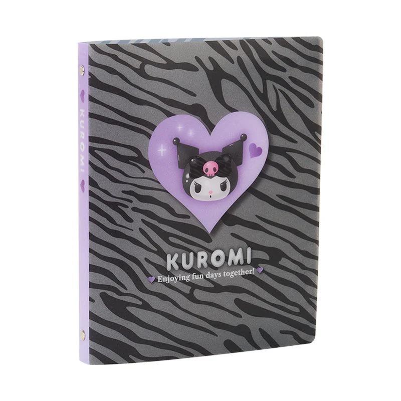 Sanrio Characters Pen Case / Loose leaf Binder (Monotone Animal)