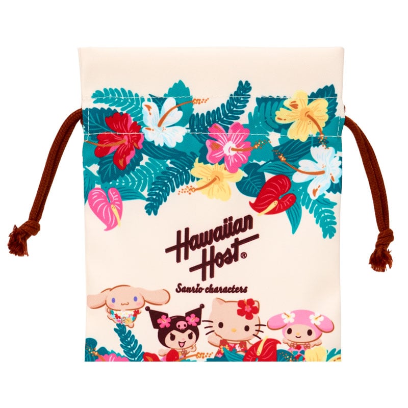 Sanrio Characters Hawaiian Host Drawstring Bag