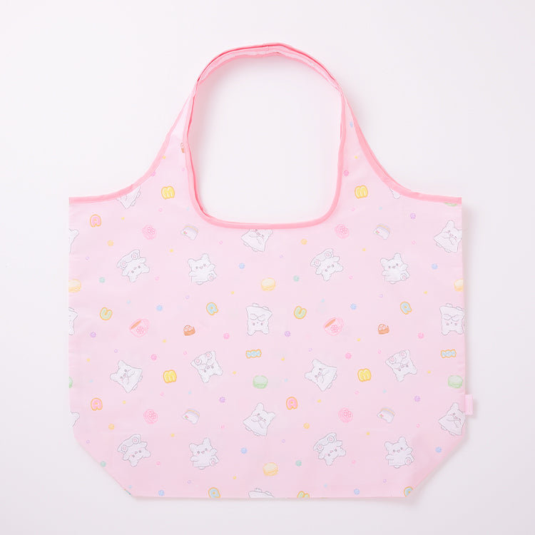 Sanrio Hanamaruobake (I love sweets) eco bag with pouch