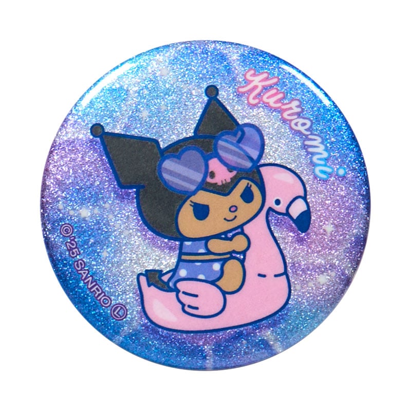 Sanrio Characters Glitter Can Badge Blind Box (Night Party)
