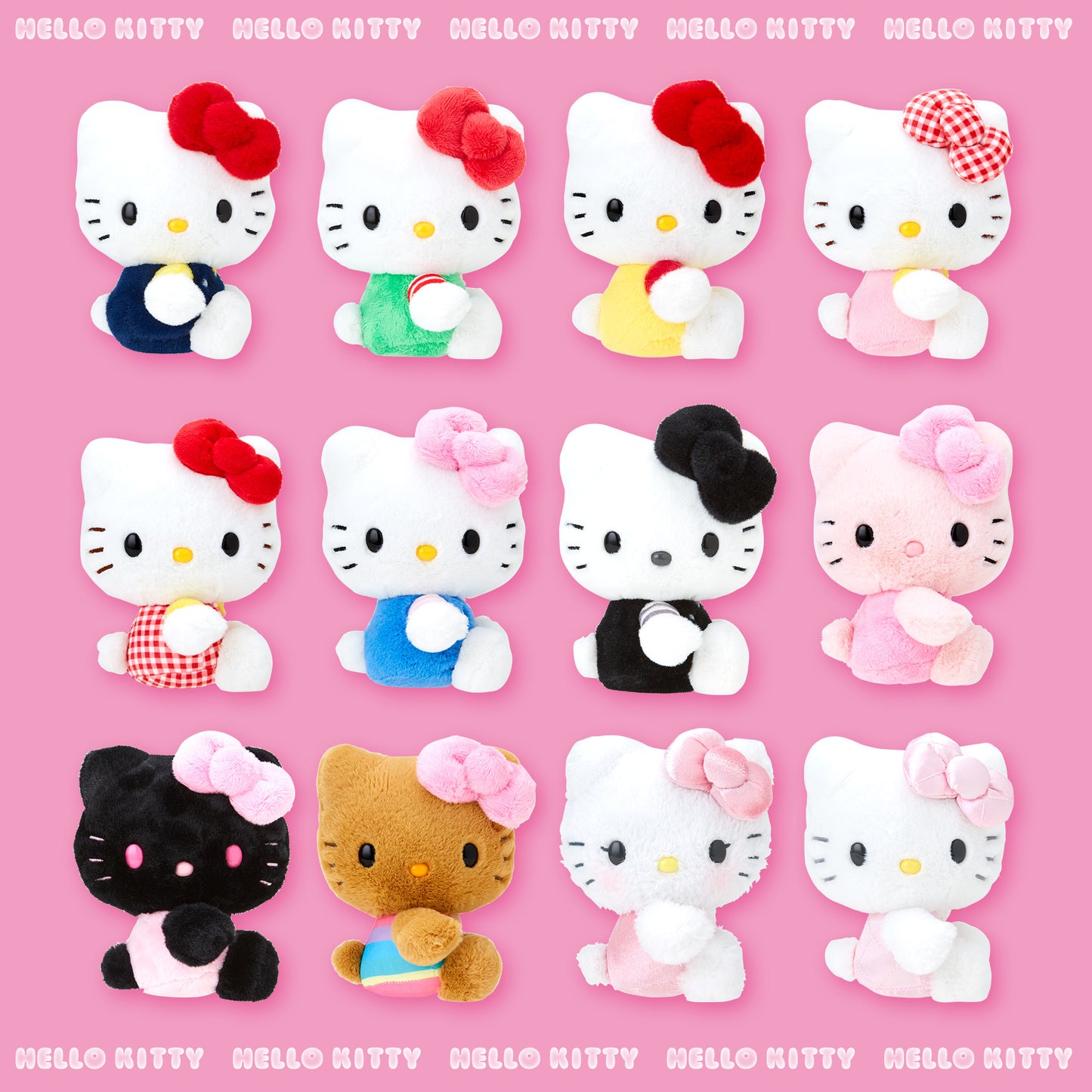 Hello Kitty Plush Toy (Anniversary Shop Limited Plush Toy Collection)
