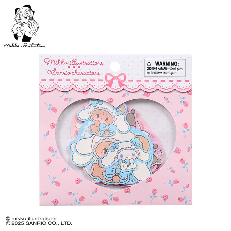 Sanrio Characters Mikko illustrations sticker set – MILKCREAMCLUB