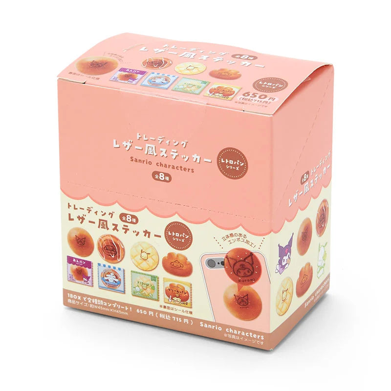 Sanrio Characters leather-like sticker blind box (retro bread series)