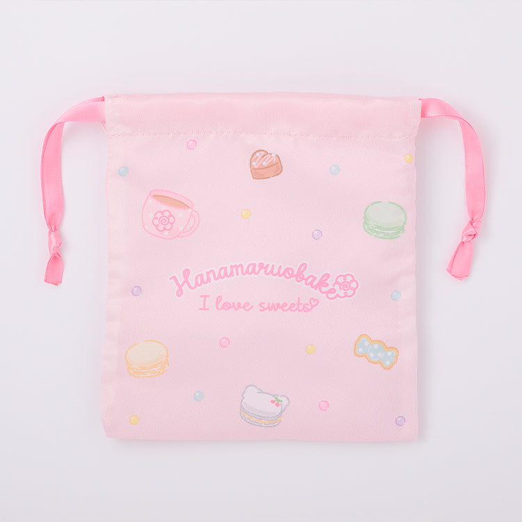 Sanrio Hanamaruobake (I love sweets) Mini Drawstring