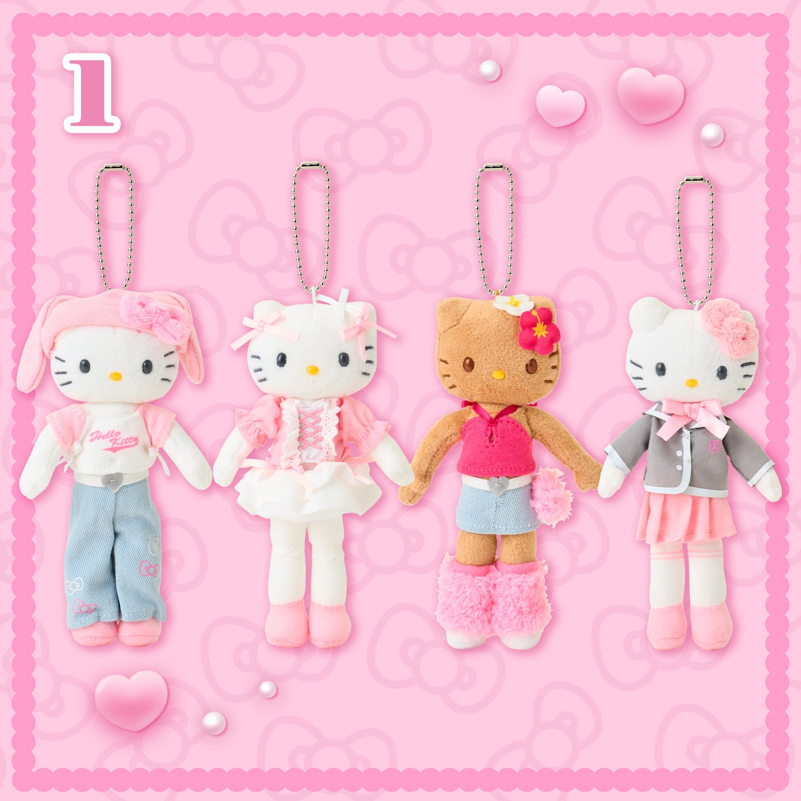 sanrio closet collection 8種類セット 足長キティ Sanrio Closet Collection Mascot Holder – MILKCREAMCLUB