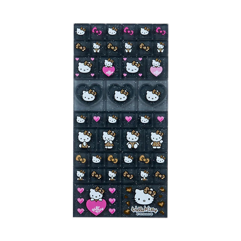 Sanrio Hello Kitty 90s tile sticker (leopard)