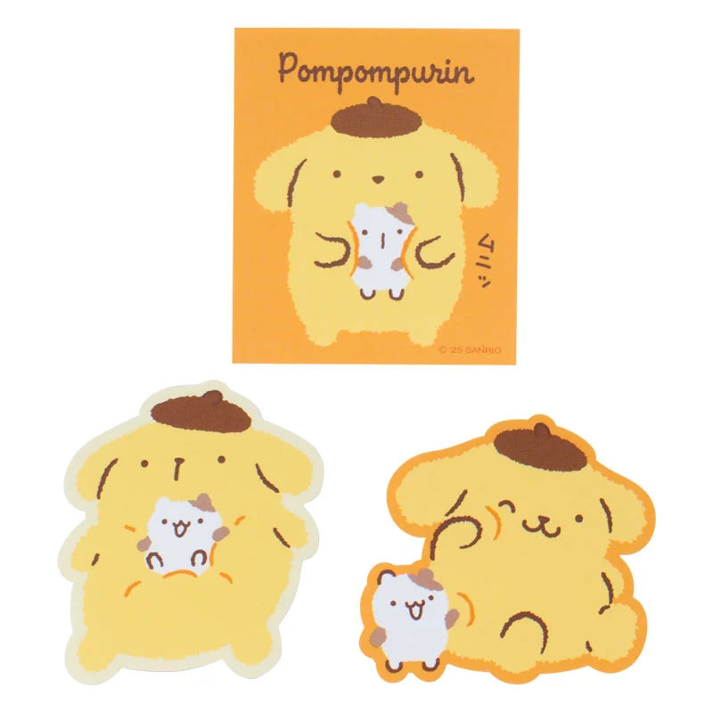 Sanrio Pompompurin Sticker set (Purin and Muffin Nakayoshi Time)