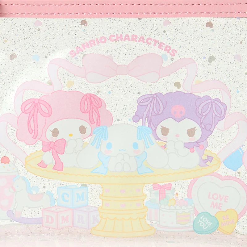 Sanrio Characters Flat pouch (pastel color toy)