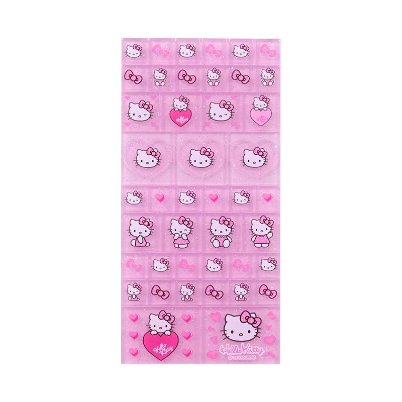 Sanrio Hello Kitty 90s tile sticker (leopard) pink
