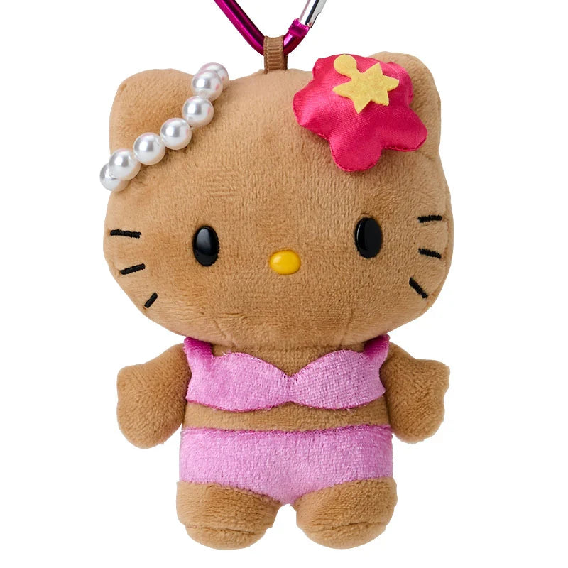 Sanrio Hello Kitty Mascot keychain with tail (sunburn)