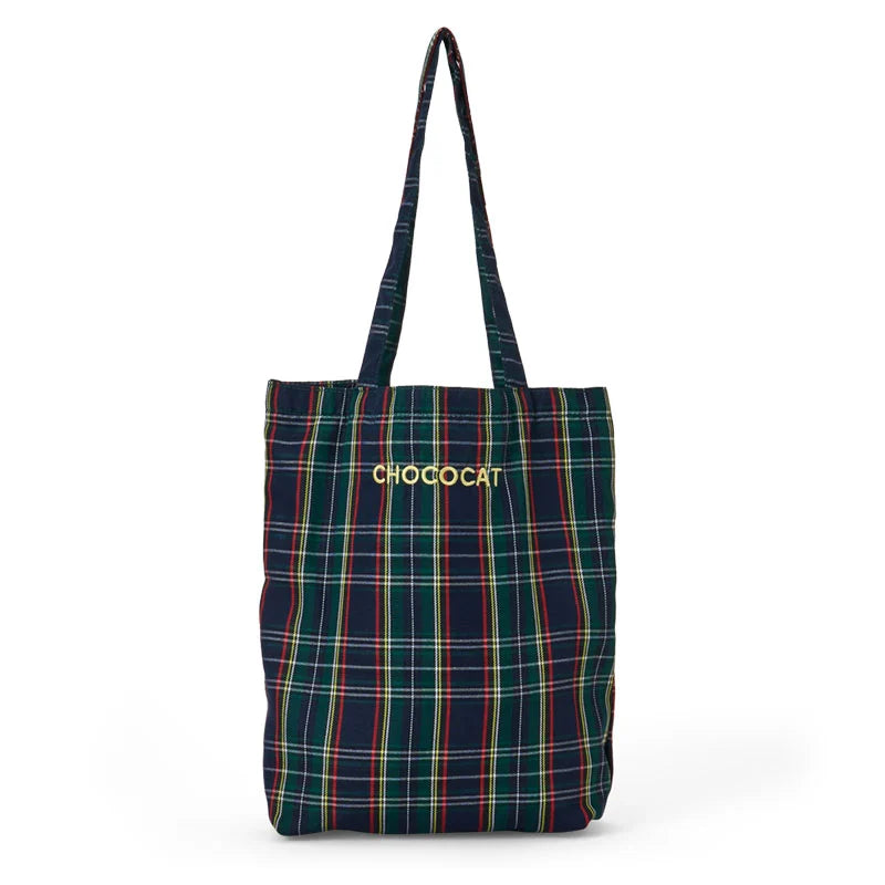 Sanrio Chococat Tote bag with mascot (tartan)
