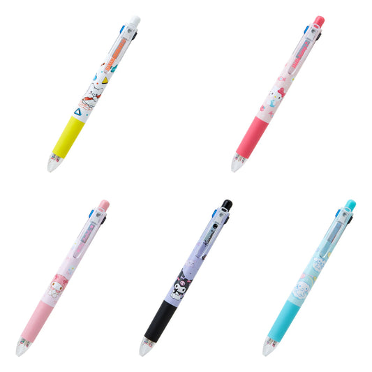 Sanrio 4-color ballpoint pen & mechanical pencil Sarasa Multi