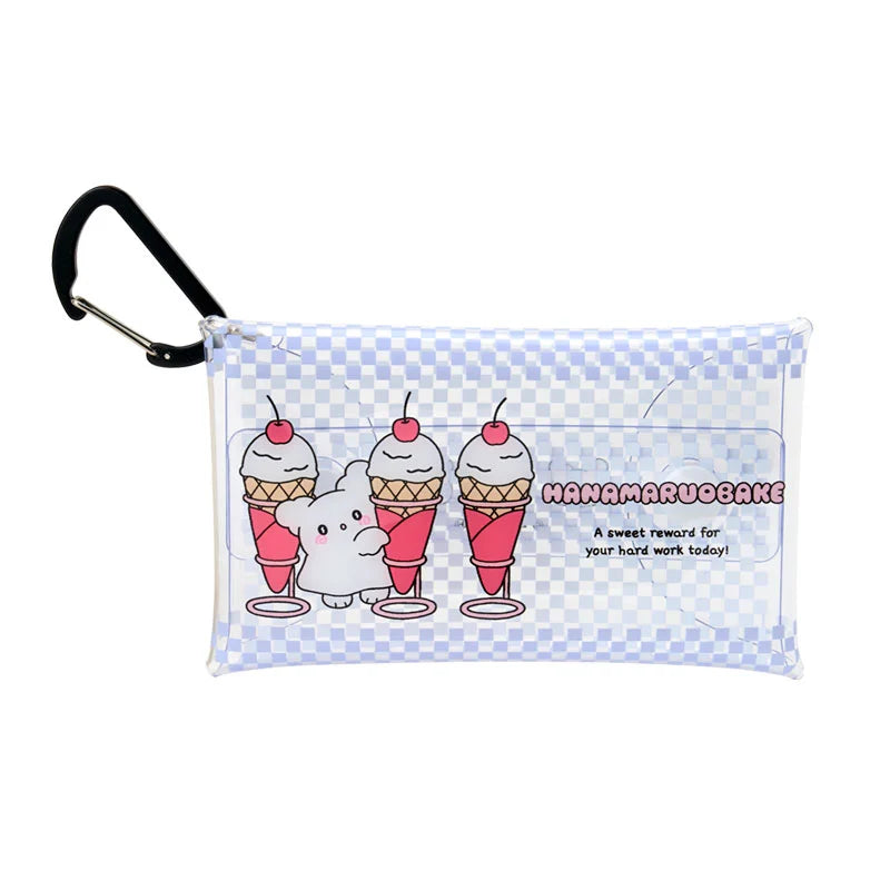 Sanrio Hanamaruobake Clear Multi Case Ice Cream (Pastel Sweets Pop)