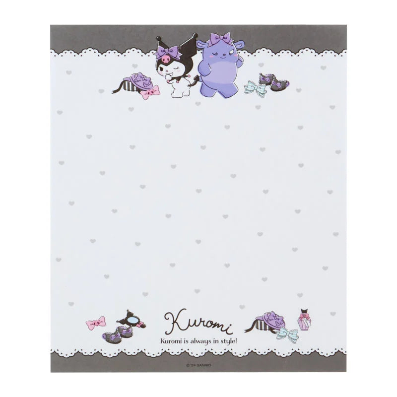 Sanrio Kuromi Character-shaped letter set