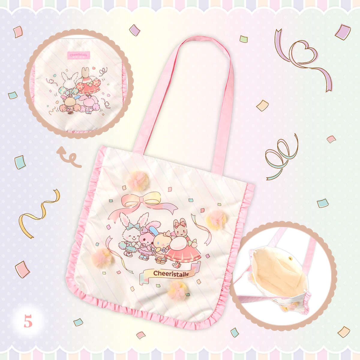 Sanrio Totebag (Support everyone! Cheeristails)