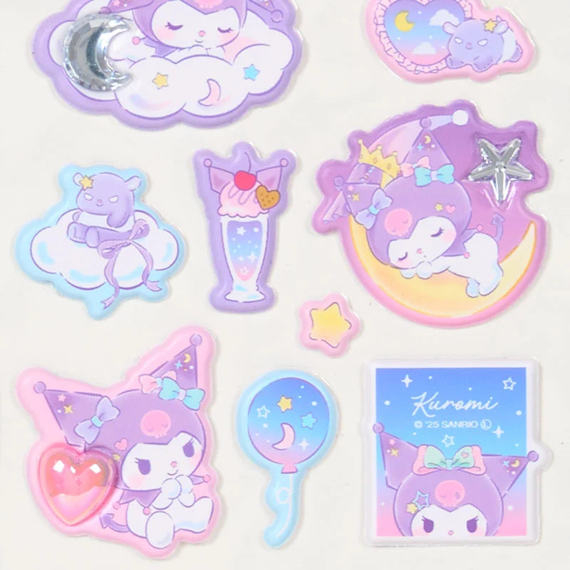 Sanrio Kuromi Jewel Marshmallow Stickers
