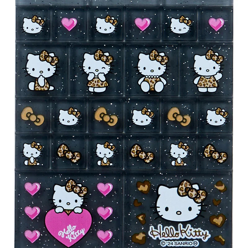 Sanrio Hello Kitty 90s tile sticker (leopard)